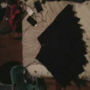 Claude Montana skirt black pleated